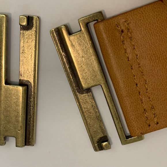 LOFT | Elastic Knit Belt Brass Buckle - Picture 9 of 11